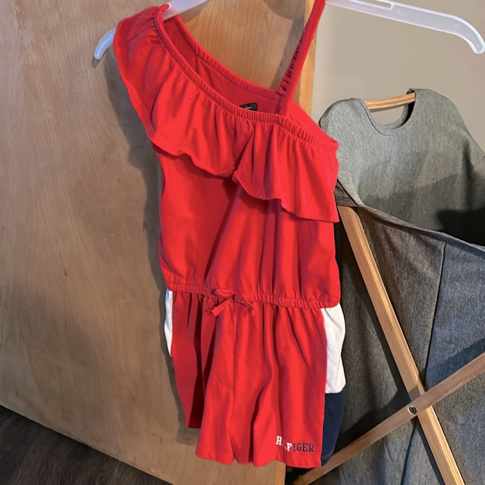 Girls Tommy Hilfiger size 7 romper